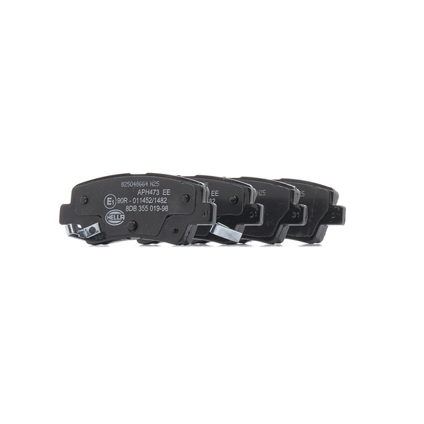 Pastilhas de travão HELLA 8DB 355 019-981
