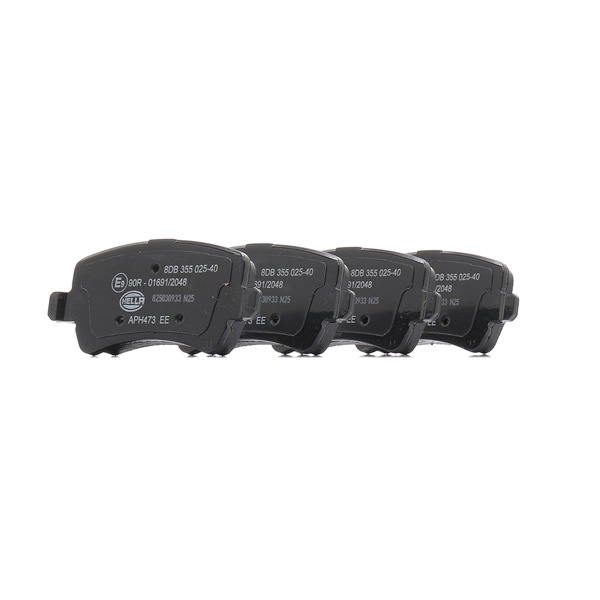 OEM LR134695 HELLA  Bremsbeläge 8DB 355 025-401 für FORD, LAND ROVER