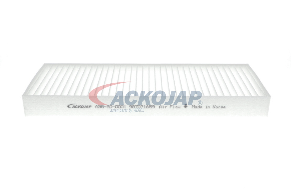 Interieurfilter (A38-30-0001) van ACKOJA Voor NISSAN NAVARA Open laadbak/ Chassis (D22) 2.5 Di (98 KW / 133 PK / Van 2002)