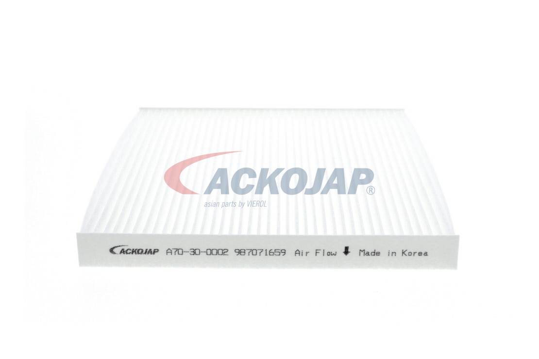 OEM 0897400850 ACKOJA  Innenraumfilter A70-30-0002 für TOYOTA, LEXUS, DAIHATSU, WIESMANN