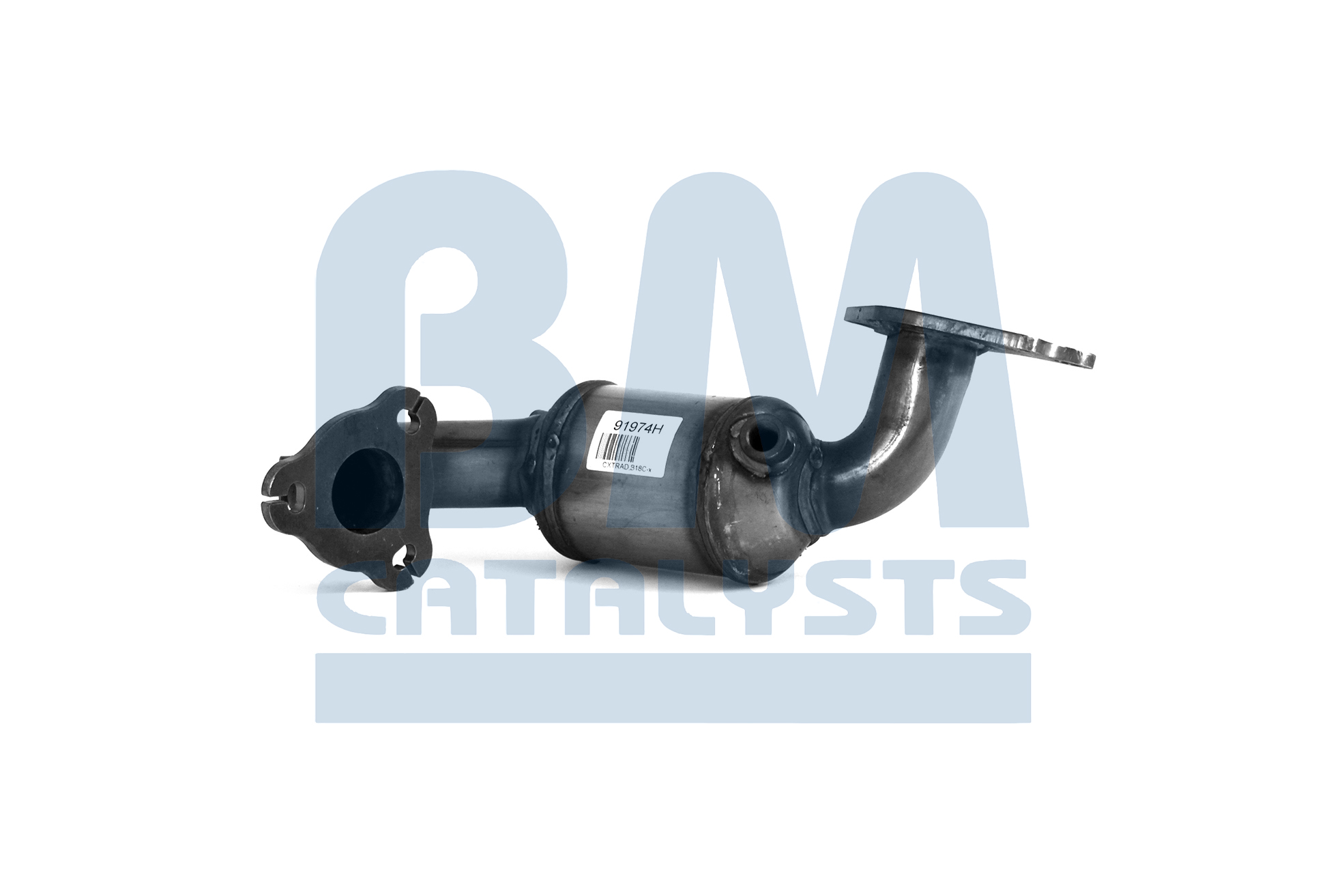 OEM 208A01858R BM CATALYSTS Katalysaattori BM91974H varten NISSAN, RENAULT, DACIA