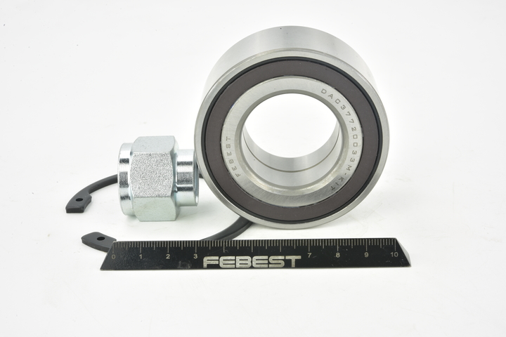 FEBEST Hjullejesæt (DAC37720033M-KIT) til PEUGEOT 208 I Hatchback (CA_, CC_) 1.6 Flex (90 KW / 122 HK / fra 2013)