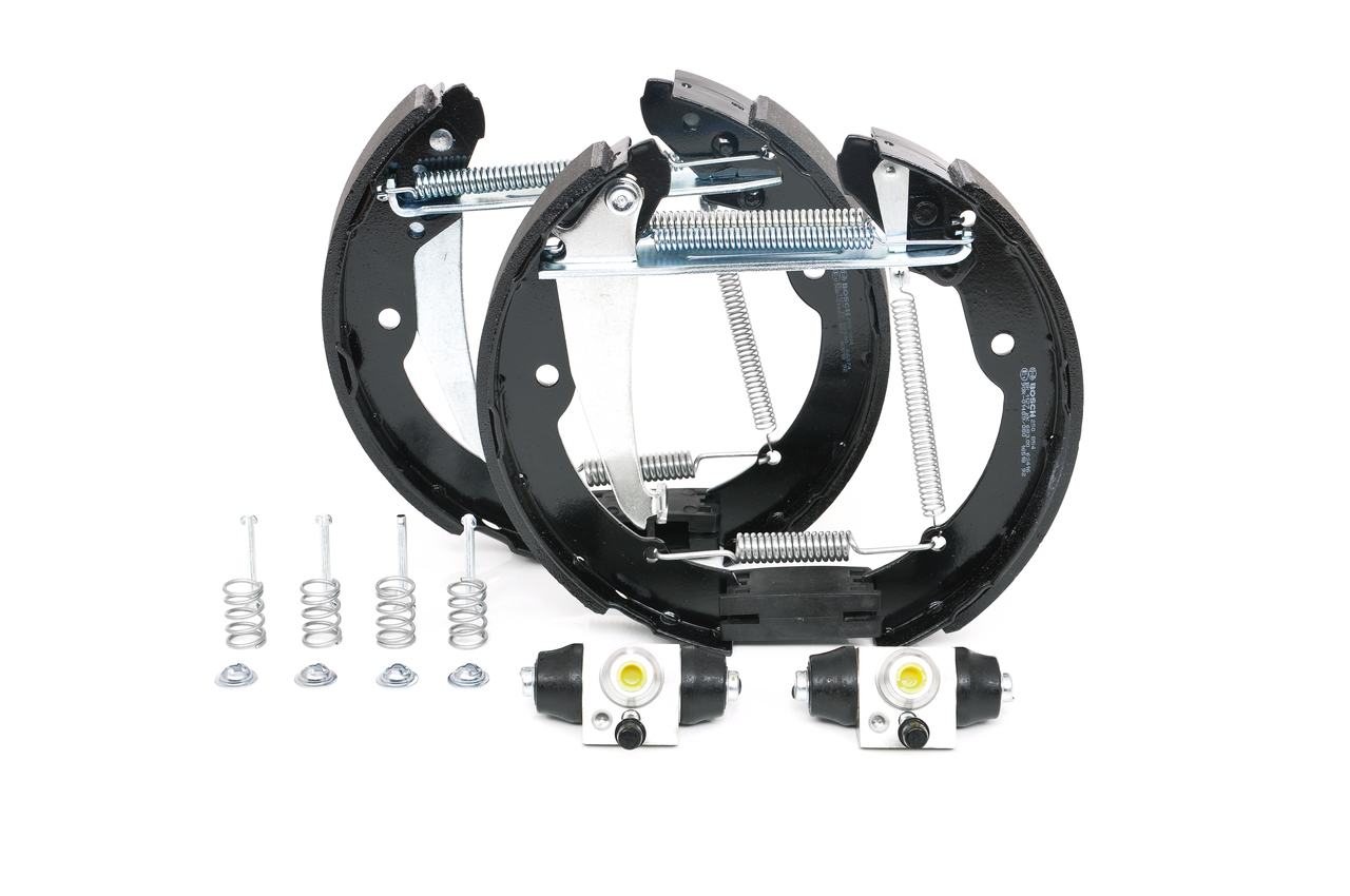 BOSCH Kit freno, Freno a tamburo (0 204 114 635) per VW Caddy III MPV (6K9, 9E7, 9E9) 1.9 D (47 KW / 64 CV / dal 2005)
