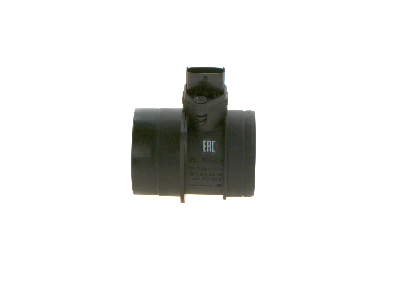 BOSCH Mass air flow sensor (0 280 218 192) for PORSCHE Cayenne (9PA) Turbo S 4.8 (368 KW / 500 HP / from 2007)