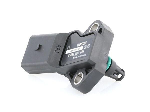 BOSCH Sensor, presión de sobrealimentación (0 281 002 401) para VW Passat B6 Sedán (3C2) 2.0 TDI (103 KW / 140 CV / de 2005)