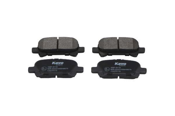ostaa Jarrupalat, levyjarru - KAVO PARTS (KBP-9119)