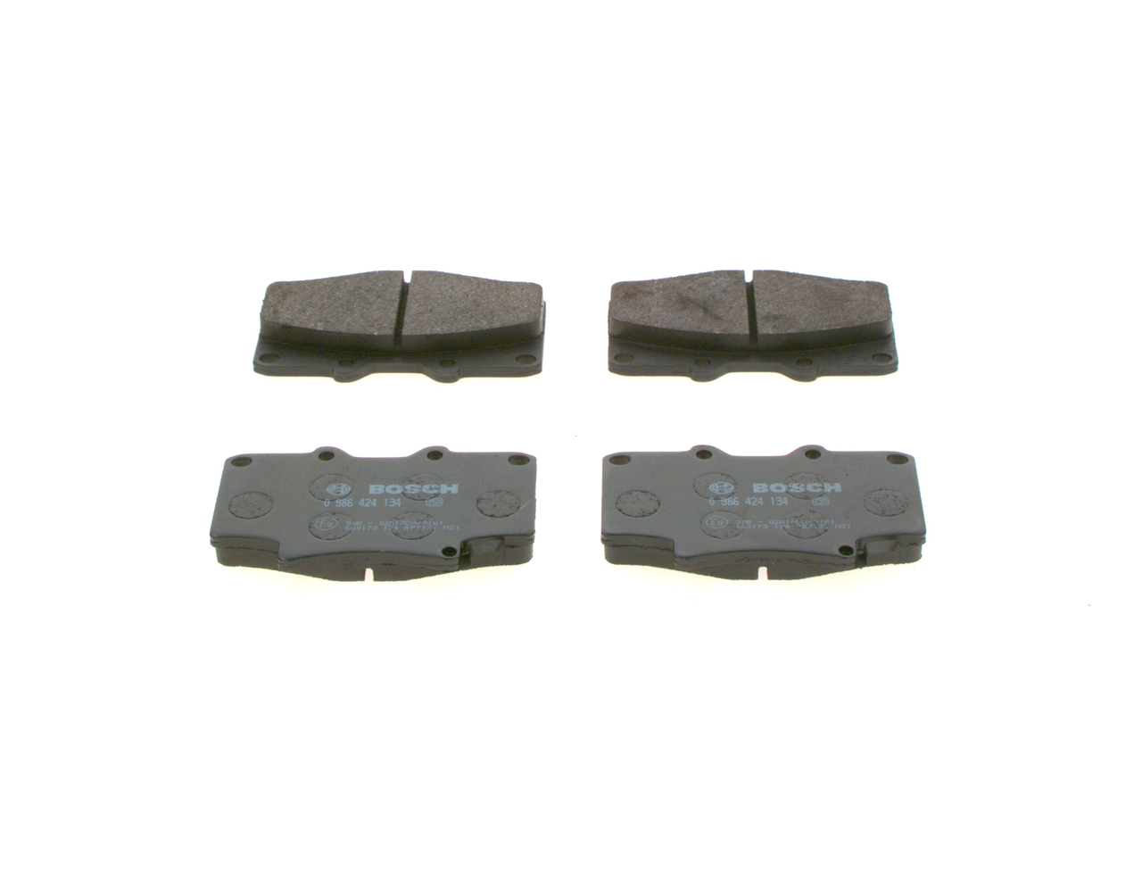 OEM 0449160170 BOSCH Jarrupalat, levyjarru 0 986 424 134 varten TOYOTA, LEXUS, SATURN, WIESMANN