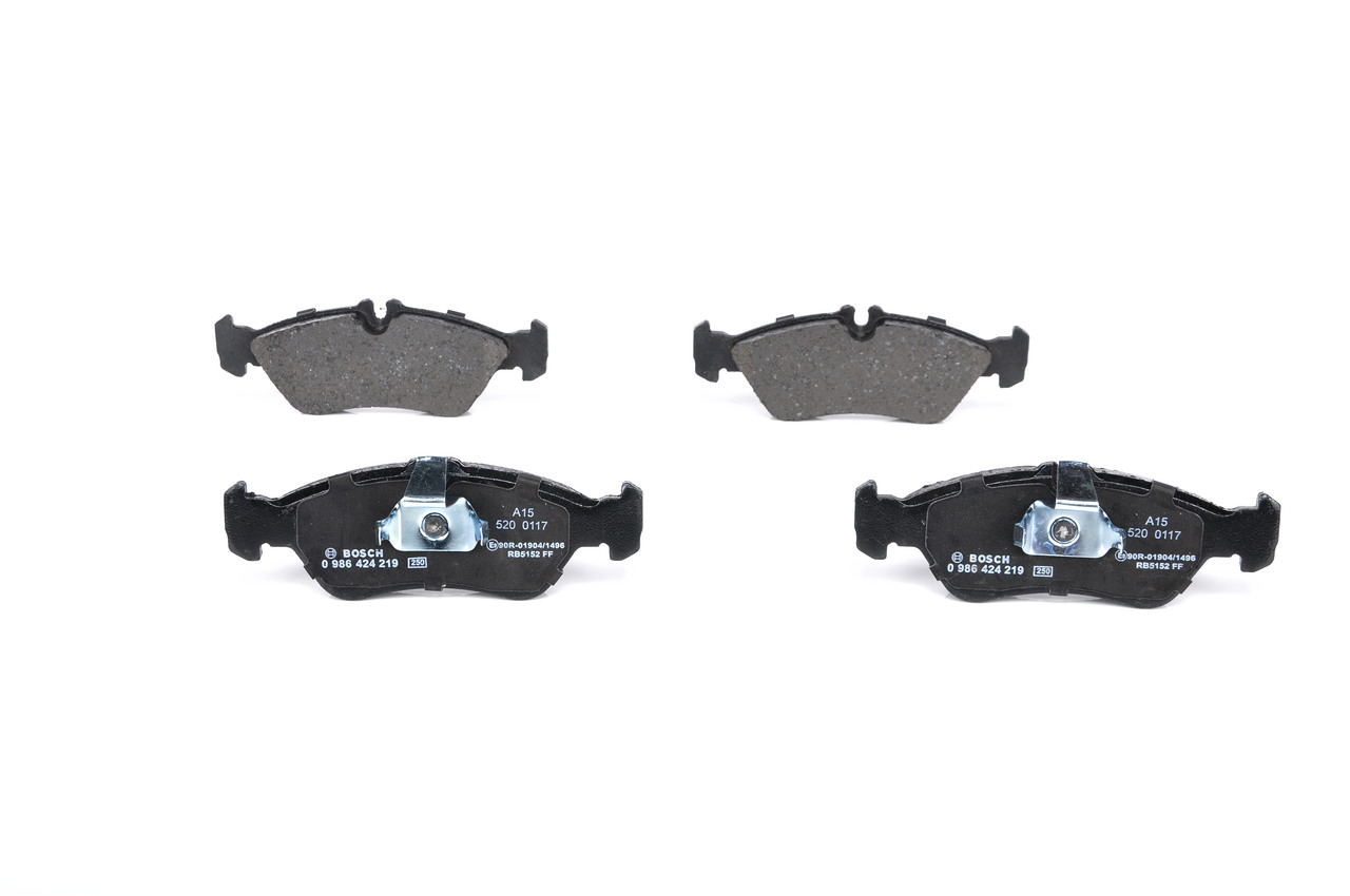OEM A0044202720 BOSCH Kit pastiglie freni 0 986 424 219 per VOLKSWAGEN, MERCEDES-BENZ