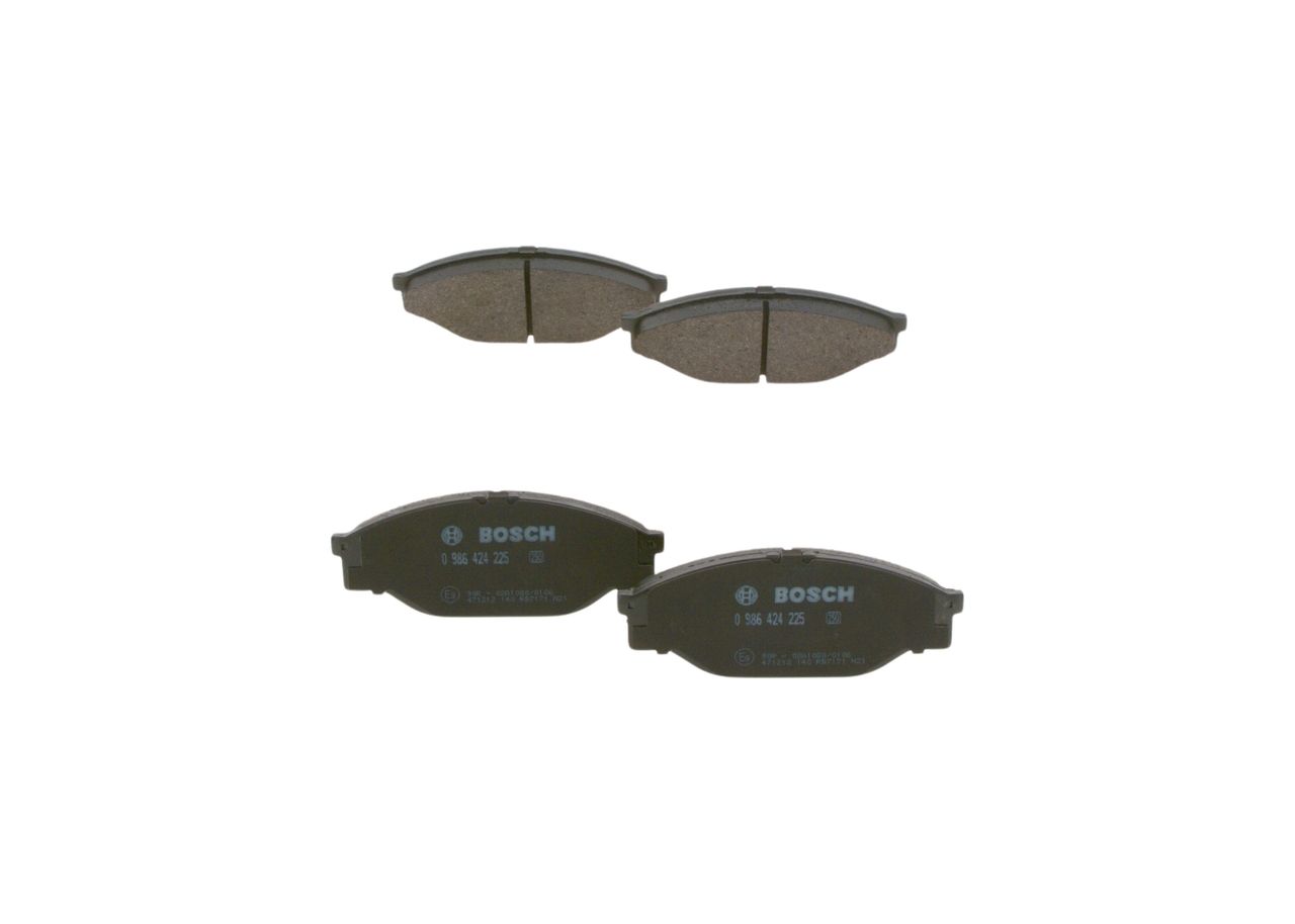 OEM 0446535220 BOSCH Jarrupalat, levyjarru 0 986 424 225 varten TOYOTA, SUZUKI, LEXUS, SATURN, WIESMANN