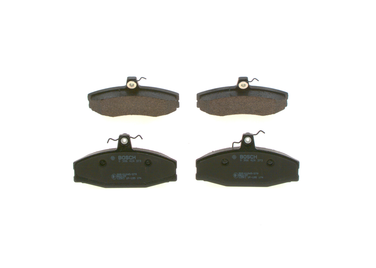OEM 6U0698151F BOSCH Kit pastiglie freni 0 986 424 373 per VOLKSWAGEN, AUDI, SEAT, SKODA