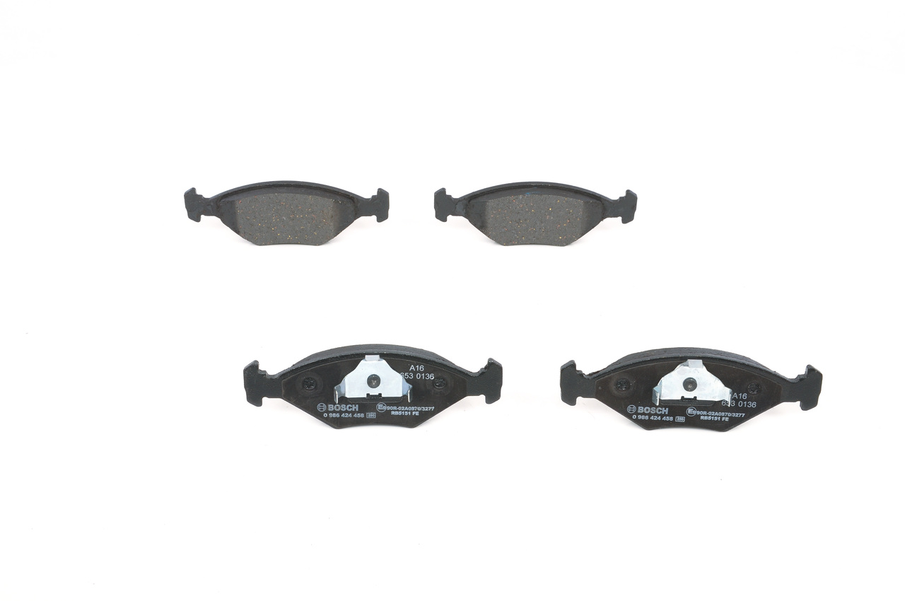 OEM 5888528 BOSCH  Bremsbeläge 0 986 424 458 für FIAT, VOLVO, ALFA ROMEO, CHRYSLER, LANCIA