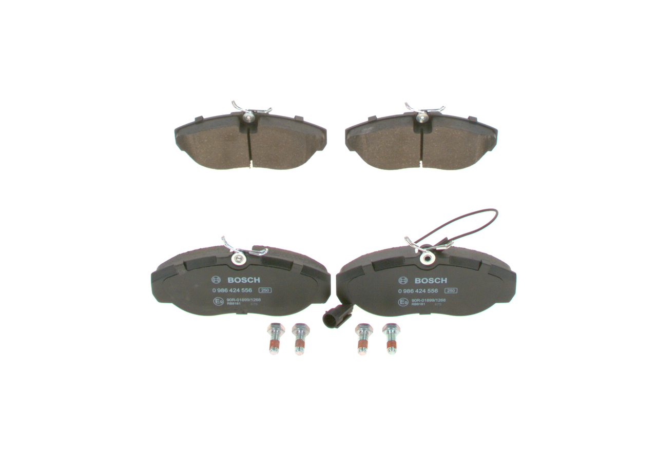 OEM 425224 BOSCH Kit pastiglie freni 0 986 424 556 per FIAT, VOLKSWAGEN, PEUGEOT, ALFA ROMEO, CITROЁN