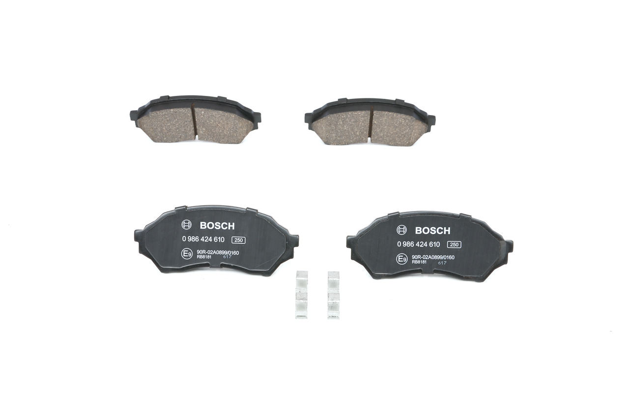 OEM A15019K2 BOSCH Jarrupalat, levyjarru 0 986 424 610 varten MERCEDES-BENZ, MAZDA, SUZUKI, MERCURY