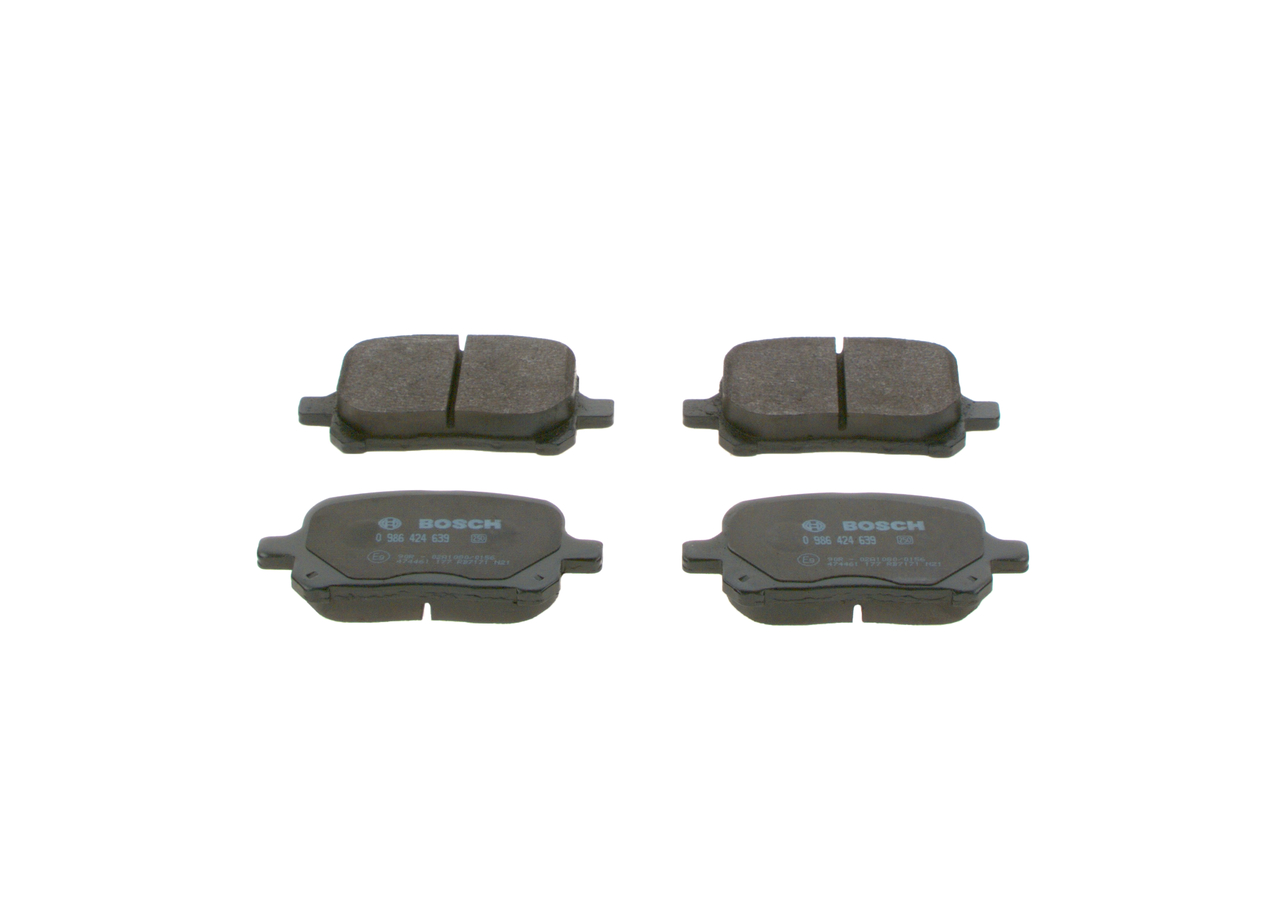 SOLARA Bromsbelägg 0 986 424 639 BOSCH