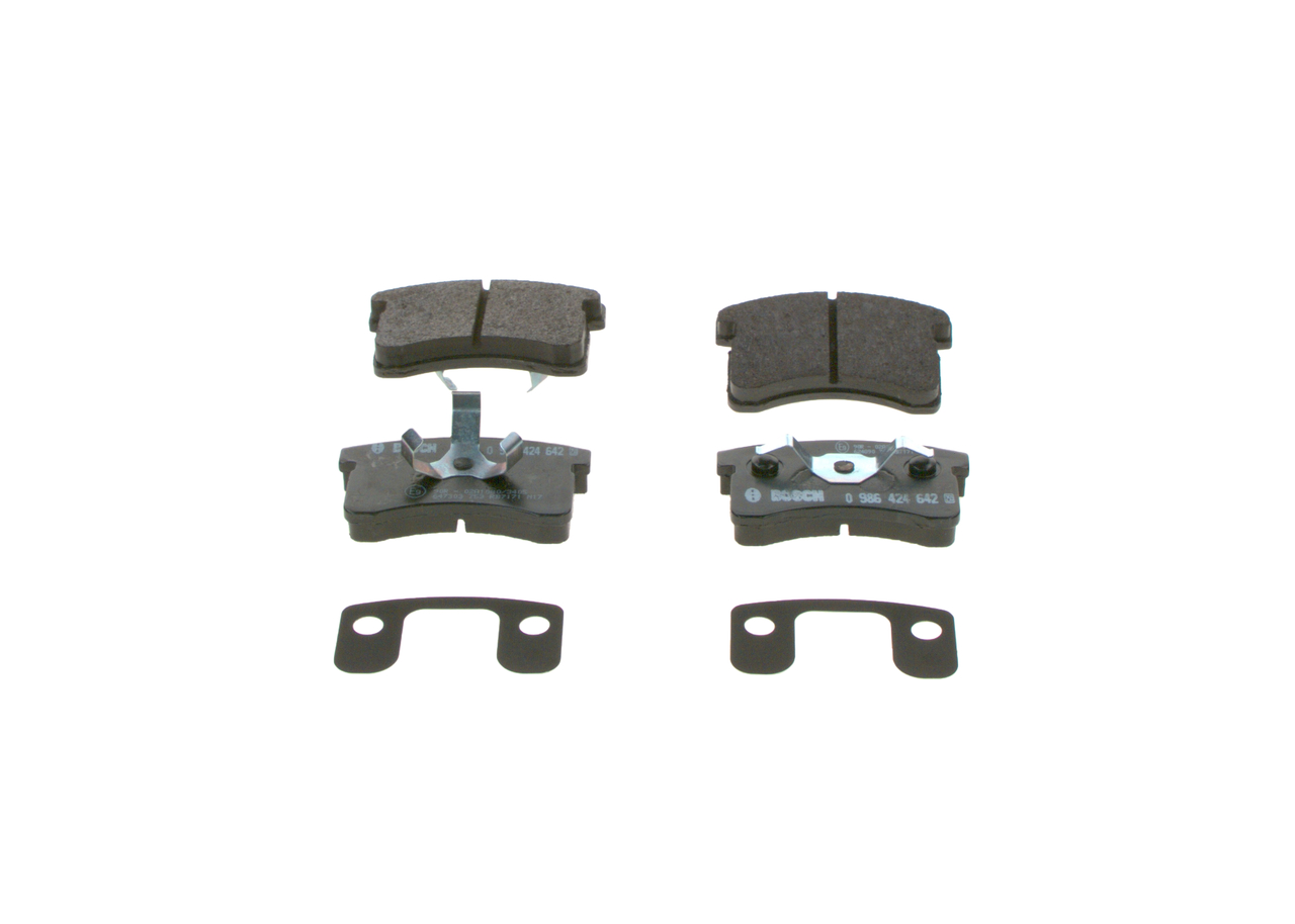 BOSCH Kit pastiglie freni (0 986 424 642) per DAIHATSU MOVE (L6_) 0.7 (38 KW / 52 CV / dal 1994)
