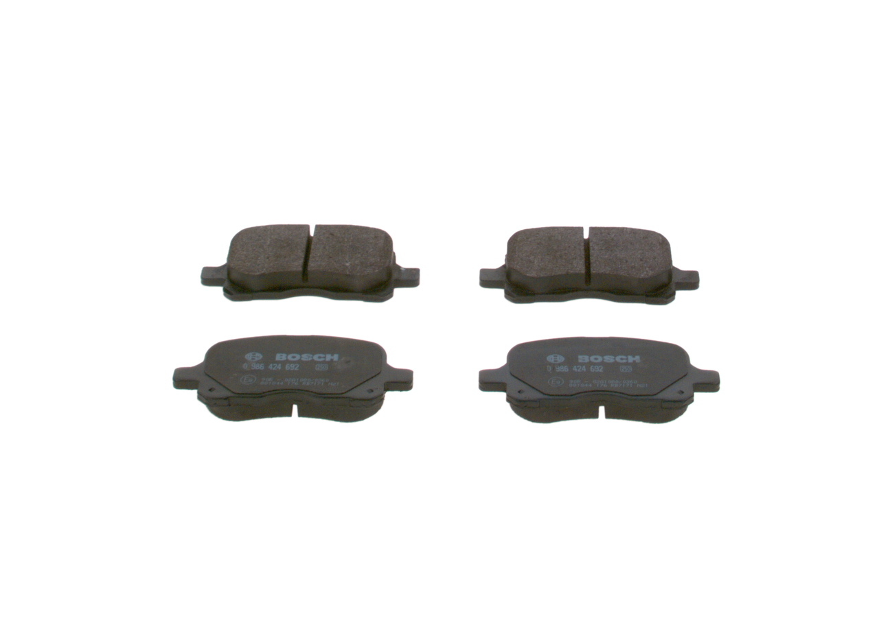 OEM 446502050 BOSCH Jarrupalat, levyjarru 0 986 424 692 varten TOYOTA, LEXUS