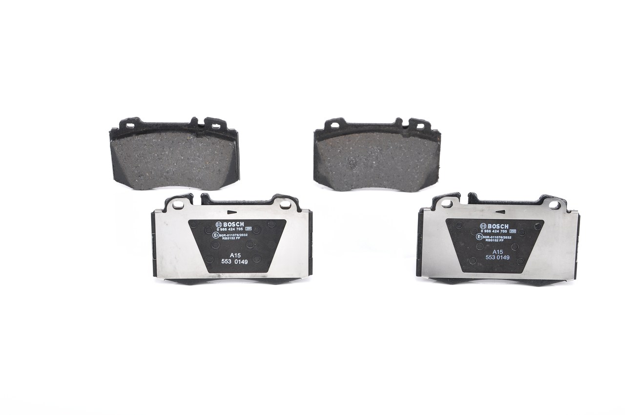 OEM A0054206020 BOSCH Bremseklodser 0 986 424 705 med MERCEDES-BENZ, BRABUS
