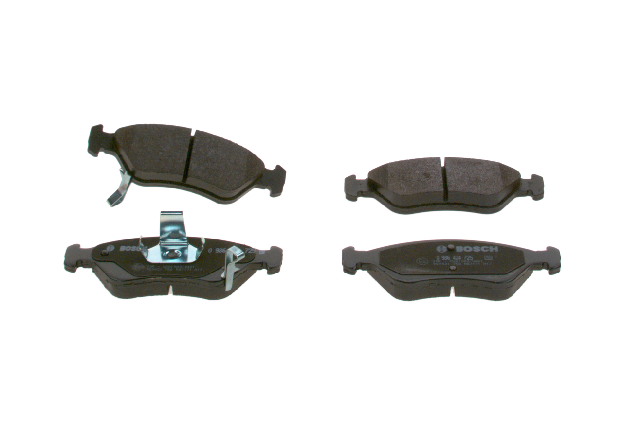 OEM 0K9Y63328Z BOSCH Juego de pastillas de freno 0 986 424 725 para HYUNDAI, KIA, MAZDA
