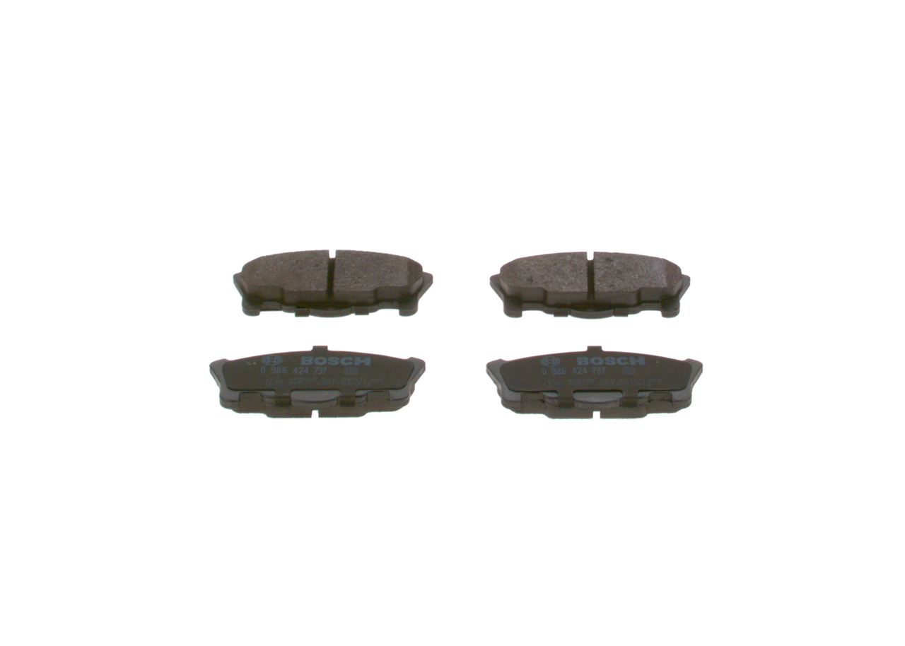 BOSCH Kit pastiglie freni (0 986 424 737) per DAIHATSU MOVE (L6_) 0.8 (L601) (31 KW / 42 CV / dal 1997)