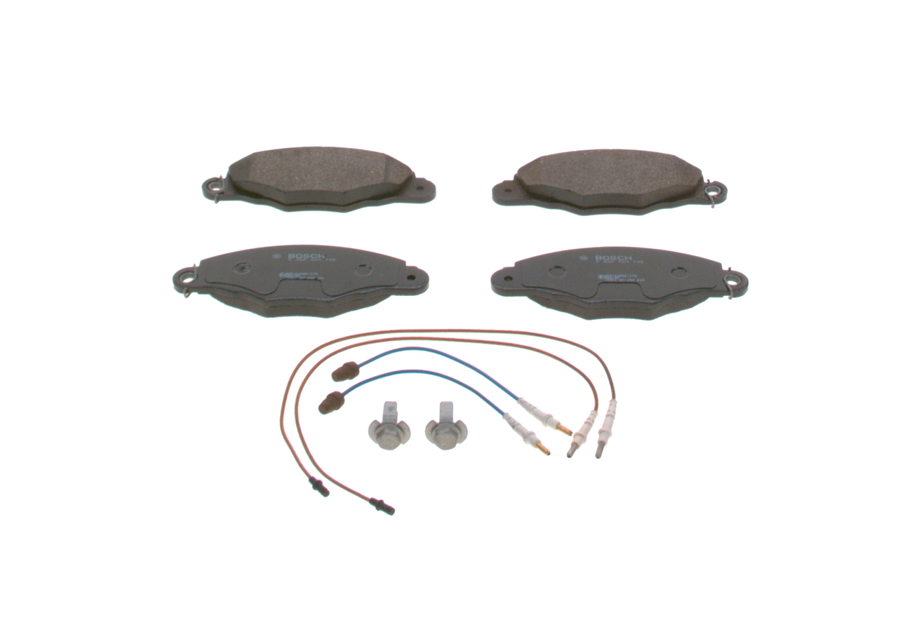OEM 425184 BOSCH Brake pad set 0 986 424 746 for VW, PEUGEOT, CITROЁN