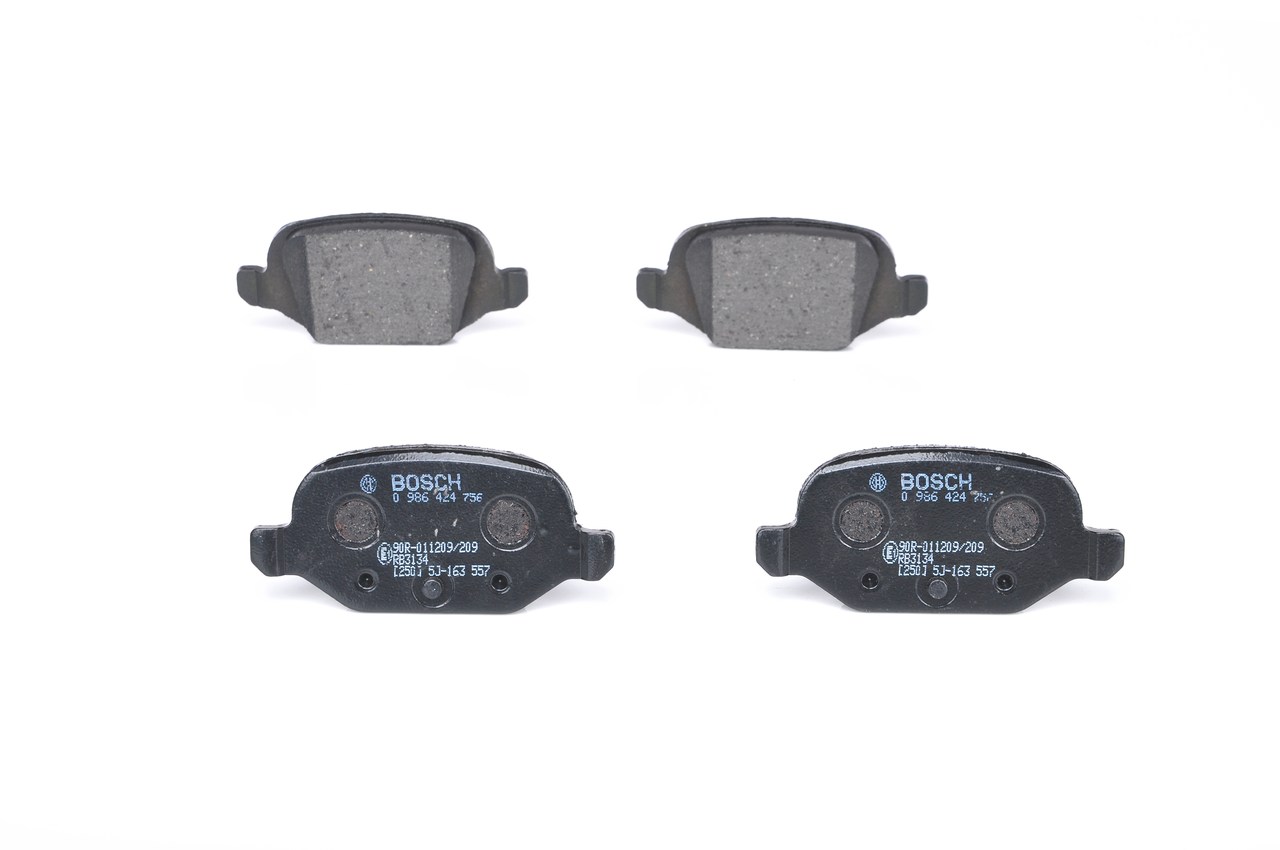OEM 77363445 BOSCH Kit pastiglie freni 0 986 424 756 per FIAT, ALFA ROMEO, LANCIA, JEEP, ABARTH