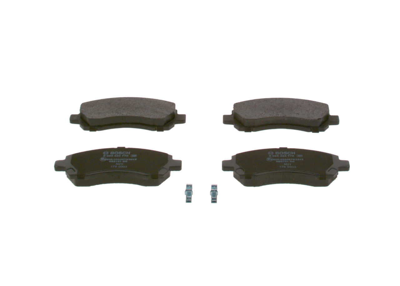 OEM 26296AE001 BOSCH Kit pastiglie freni 0 986 424 770 per OPEL, SUBARU, BEDFORD