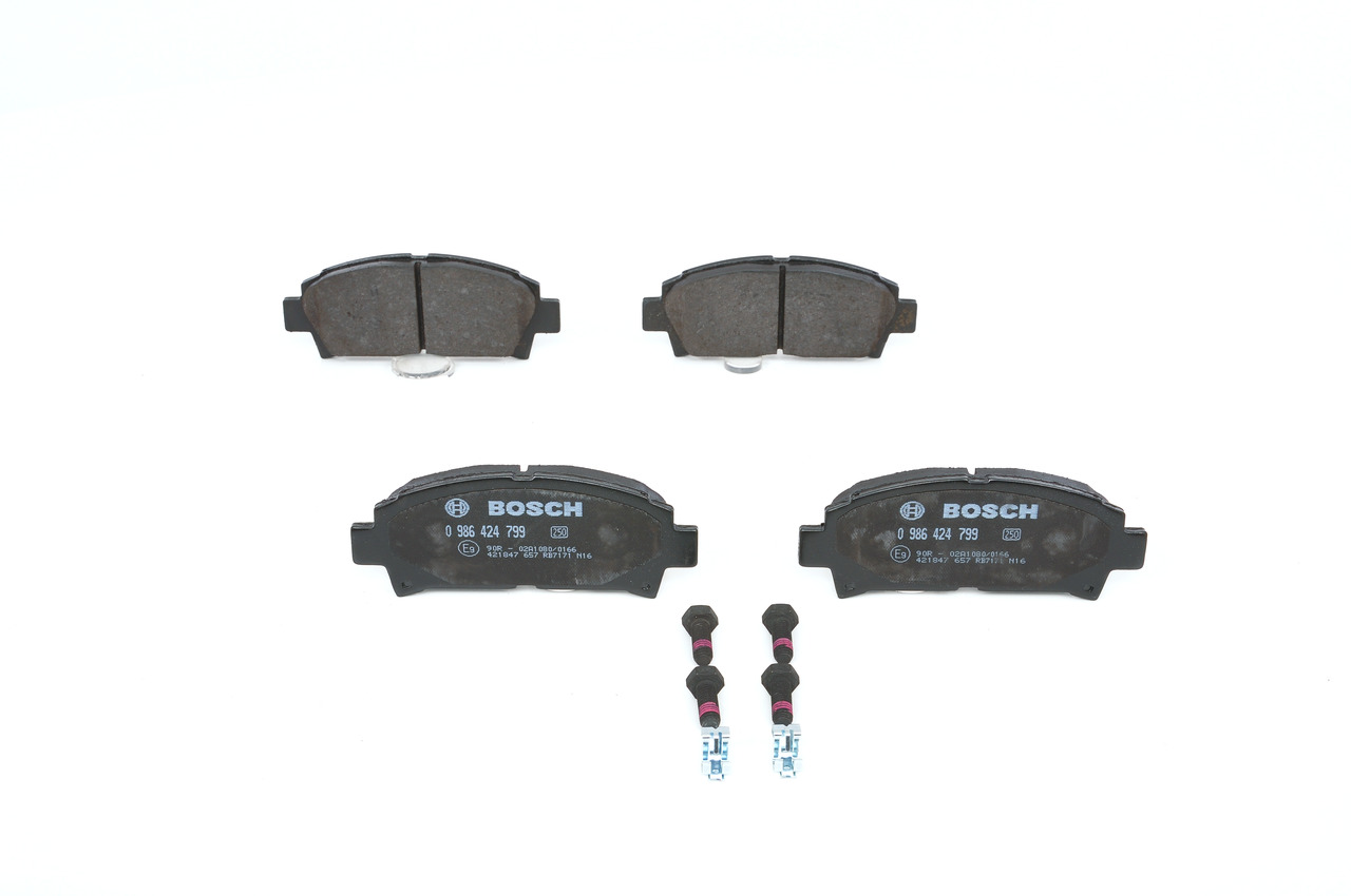 OEM 044912B030 BOSCH Pastilhas de travão 0 986 424 799 para TOYOTA, SUZUKI, LEXUS, DAIHATSU, SATURN