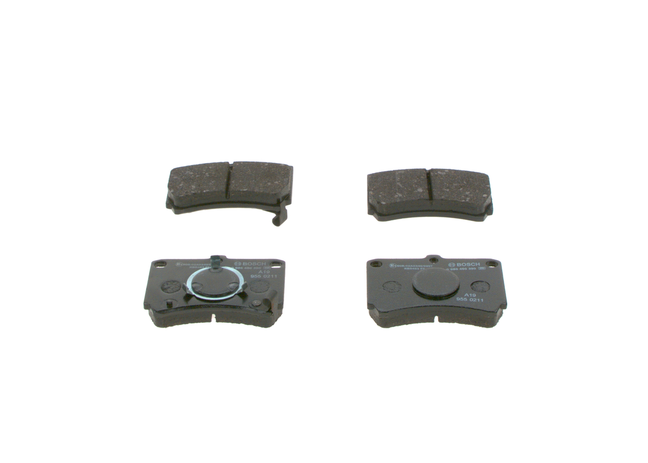 OEM B09249280A BOSCH Jarrupalat, levyjarru 0 986 460 390 varten MAZDA, MERCURY