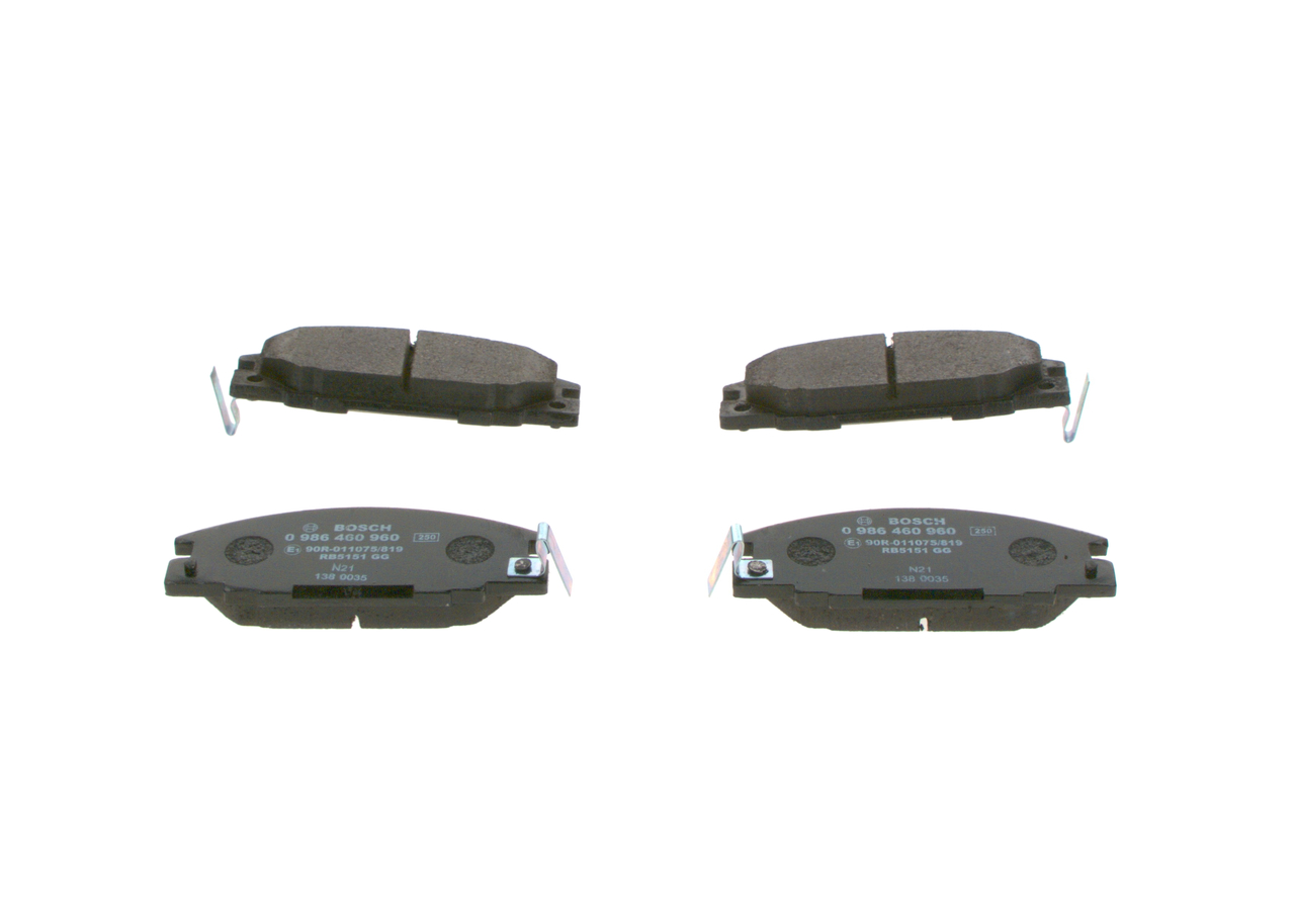 OEM 1605931 BOSCH Bremseklosser 0 986 460 960 for OPEL, SKODA, SAAB, CHEVROLET, ISUZU
