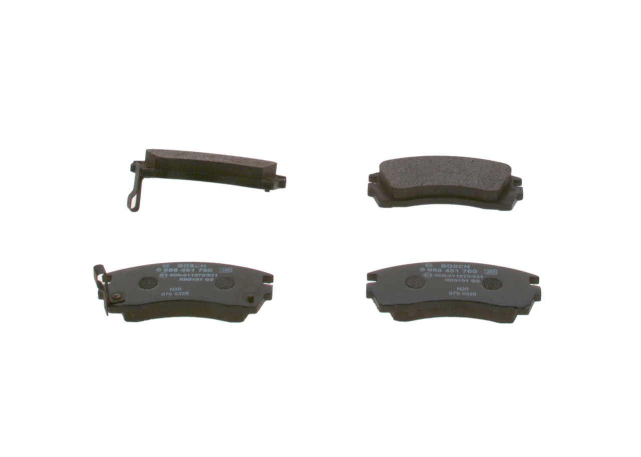 OEM 4106067R86 BOSCH Kit pastiglie freni 0 986 461 760 per NISSAN, SUZUKI, MAZDA, INFINITI