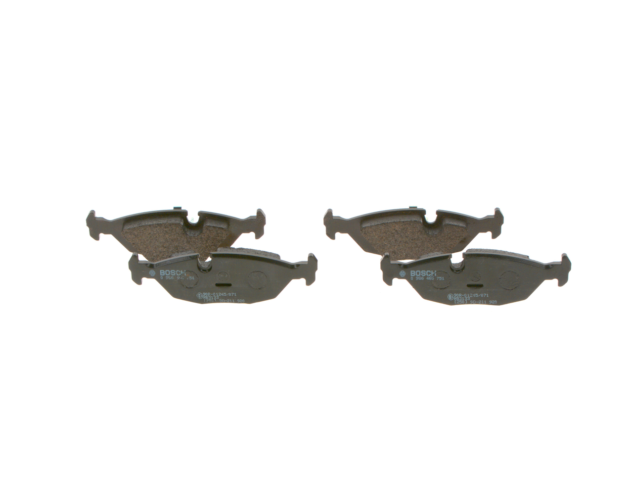 OEM 34211157926 BOSCH Kit pastiglie freni 0 986 466 751 per BMW