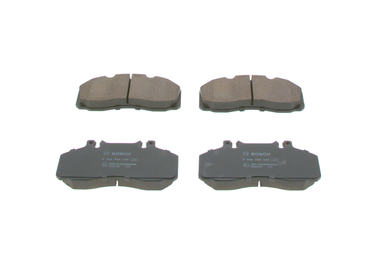 OEM 0034204420 BOSCH Pastilhas de travão 0 986 468 350 para MERCEDES-BENZ