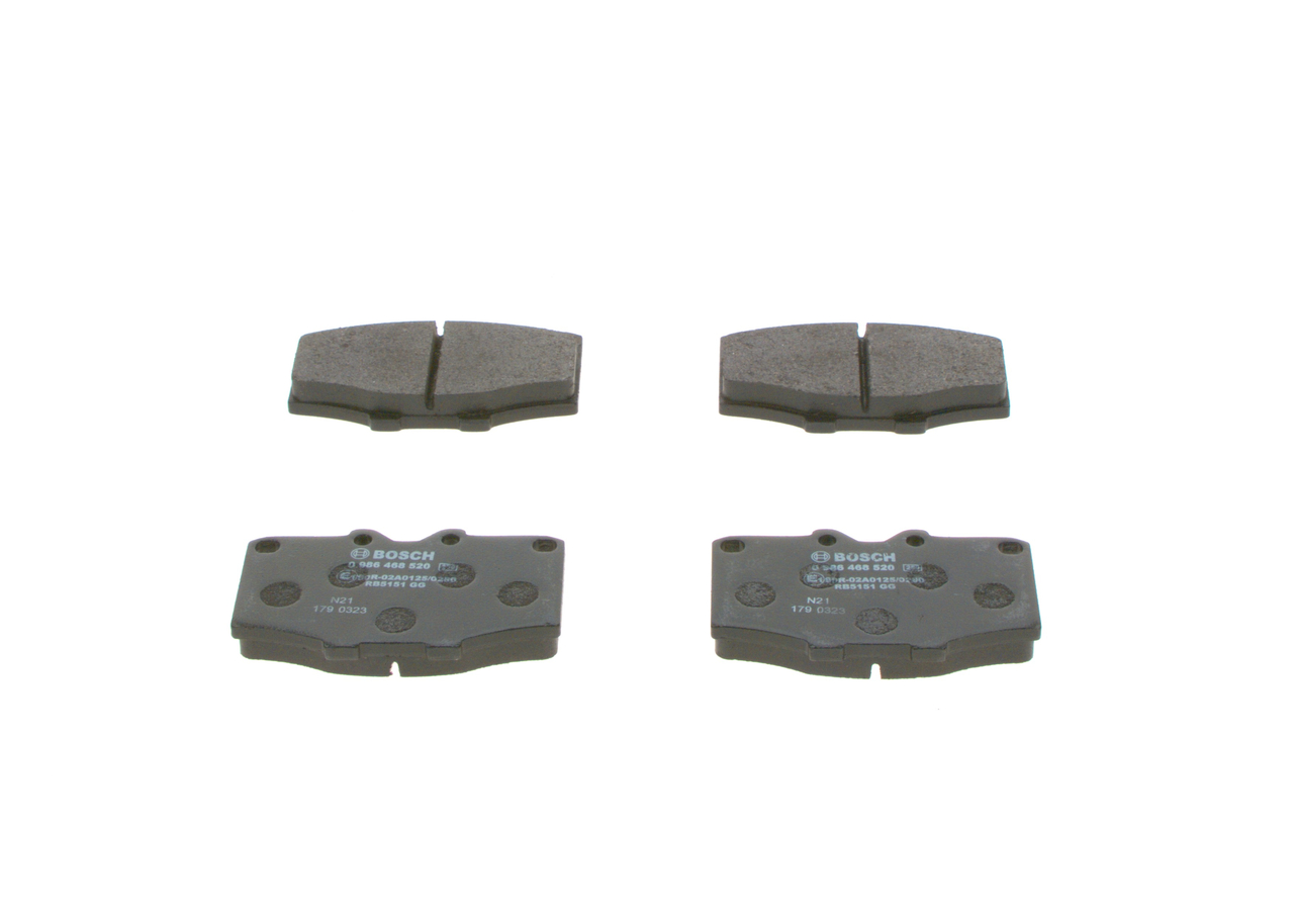 BOSCH Pastiglie dei freni 0 986 468 520