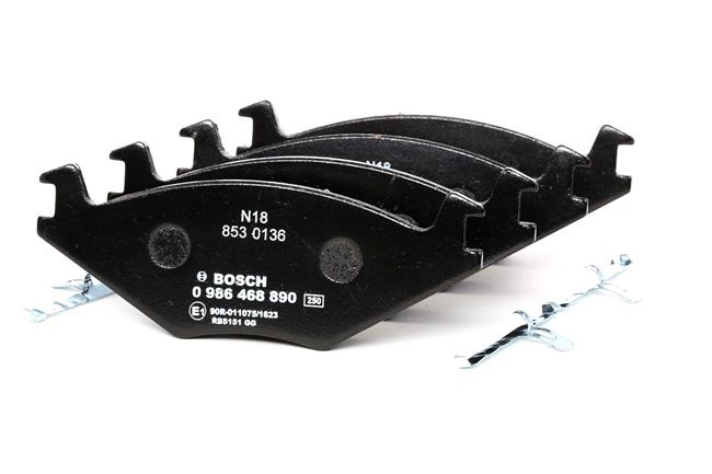 OEM 191698151F BOSCH Kit pastiglie freni 0 986 468 890 per VOLKSWAGEN, AUDI, FORD, SEAT, SUZUKI