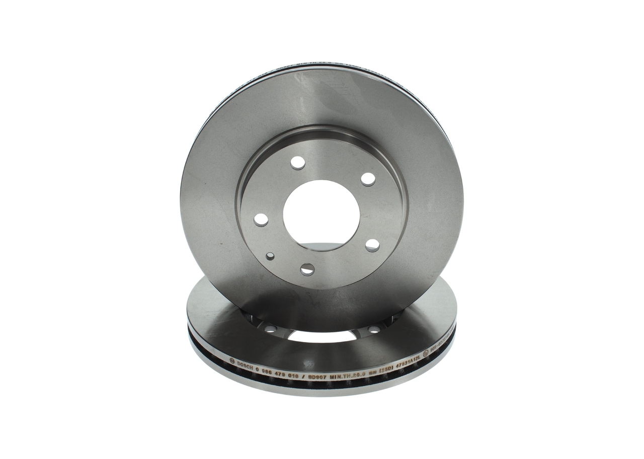 Remschijf (0 986 479 016) van BOSCH Voor MAZDA MPV II (LW) 2.5 V6 (LW5W) (125 KW / 170 PK / Van 1999)