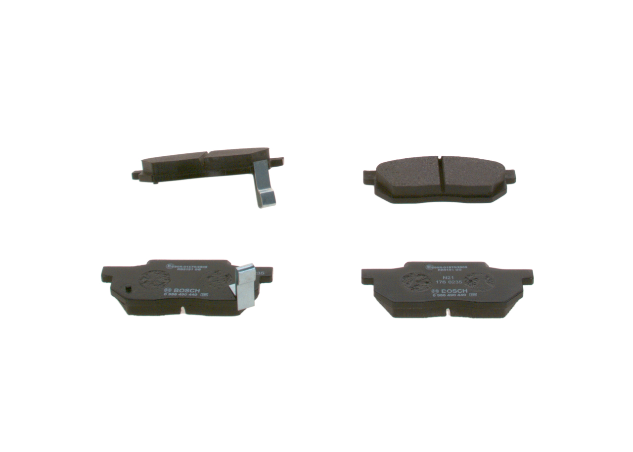 BOSCH Plaquette de frein 0 986 490 440