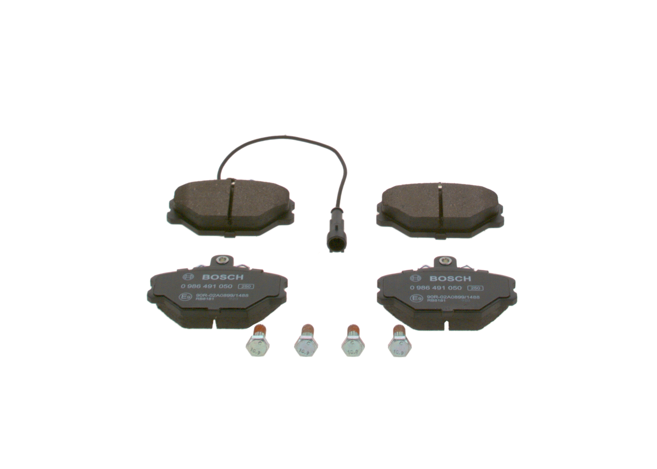 OEM 794870 BOSCH Kit pastiglie freni 0 986 491 050 per FIAT, ALFA ROMEO, LANCIA, FERRARI