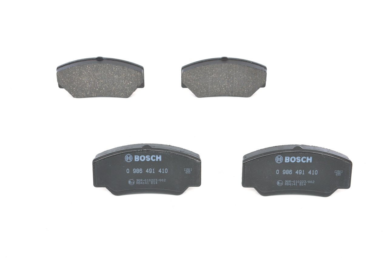 OEM 1506553 BOSCH Jarrupalat, levyjarru 0 986 491 410 varten DAF