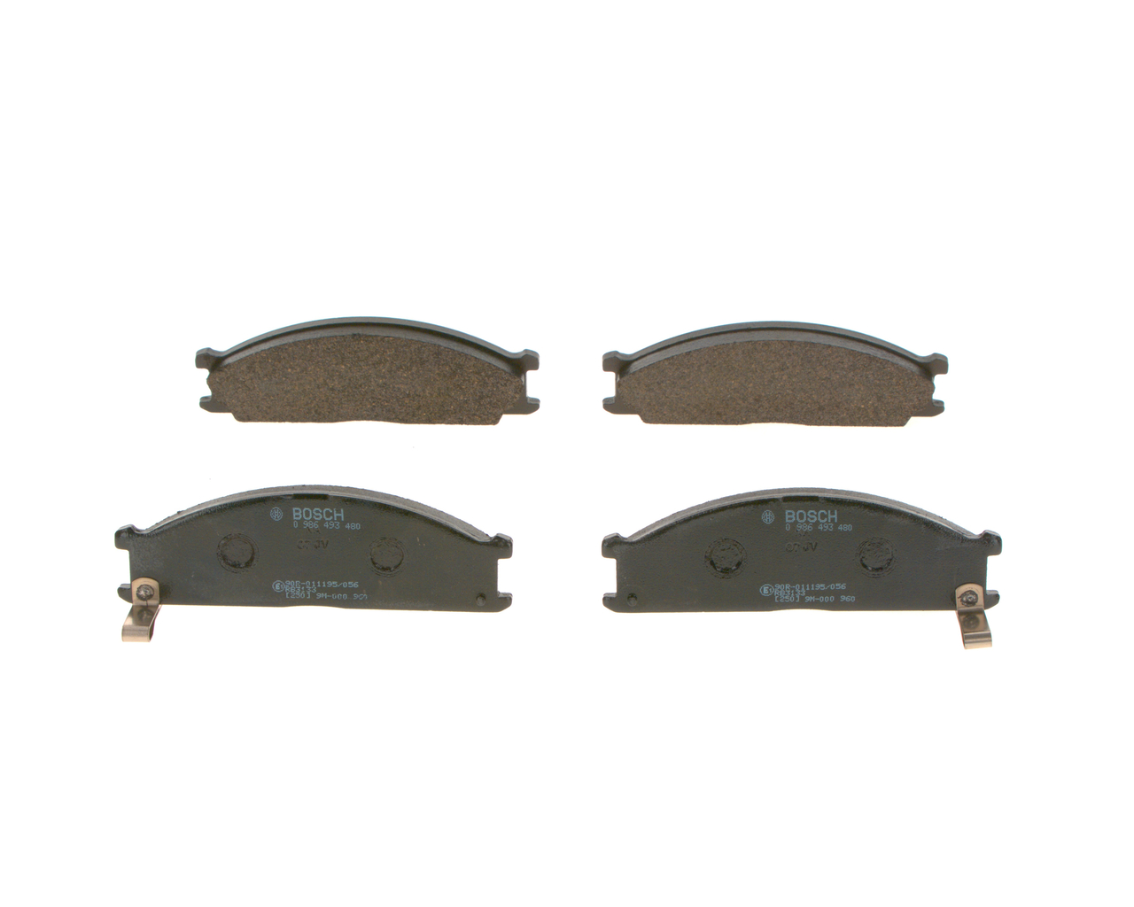 OEM D1060VL33A BOSCH Jarrupalat, levyjarru 0 986 493 480 varten NISSAN, SUBARU, INFINITI