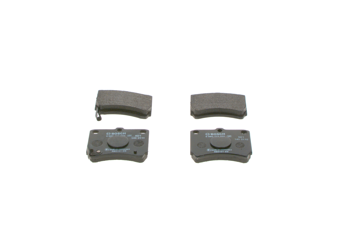 OEM KK1503328Z BOSCH Plaquettes de frein 0 986 493 550 pour KIA, HYUNDAI, MAZDA
