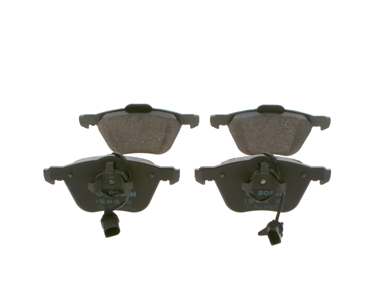 OEM 1205695 BOSCH Kit pastiglie freni 0 986 494 035 per VOLKSWAGEN, FORD, SEAT, SATURN