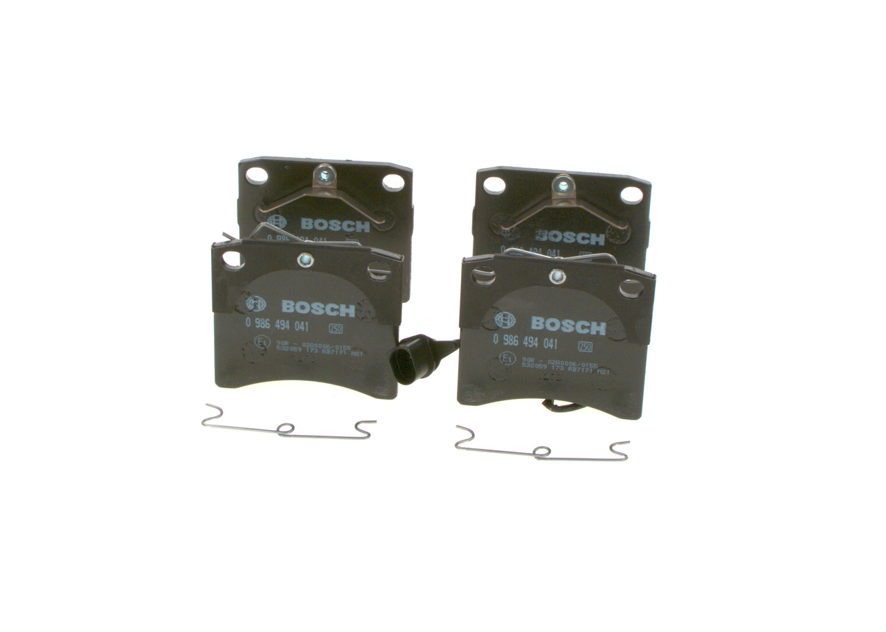 OEM 7D0698151C BOSCH Jarrupalat, levyjarru 0 986 494 041 varten VW, AUDI, SKODA, SEAT, PORSCHE