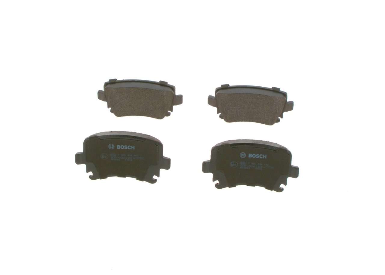 OEM 1K0698451B BOSCH Bremseklosser 0 986 494 062 for VW, AUDI, VOLVO, FORD, SKODA