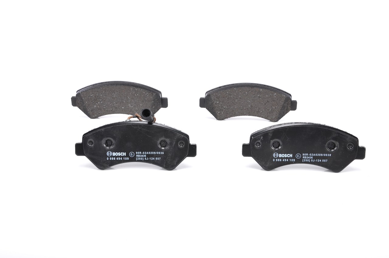 OEM C2S52079 BOSCH Jarrupalat, levyjarru 0 986 494 109 varten FORD, PEUGEOT, CITROЁN, JAGUAR