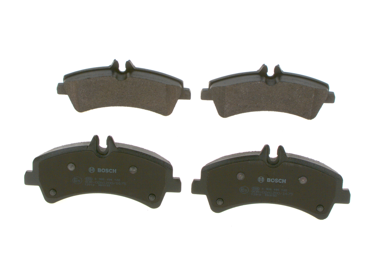 CRAFTER Kit pastiglie freni 0 986 494 122 BOSCH