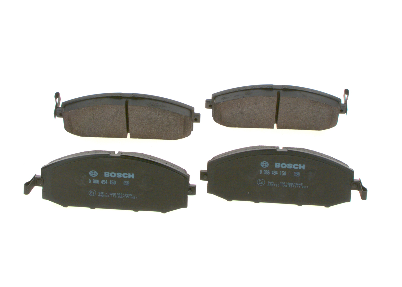OEM D1060VS21A BOSCH Jarrupalat, levyjarru 0 986 494 150 varten TOYOTA, NISSAN, INFINITI