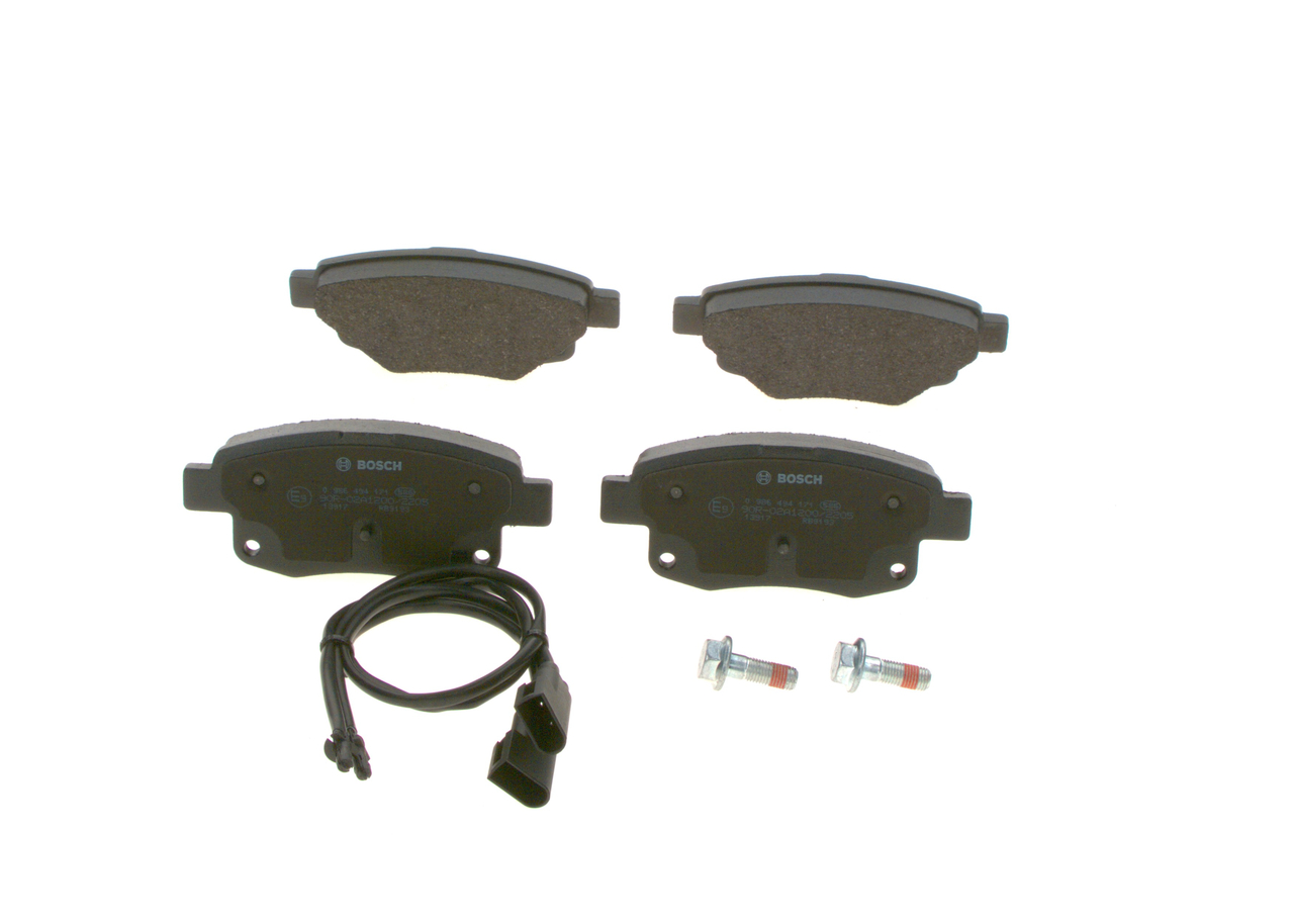 OEM ME6C1J2M008AB BOSCH Kit pastiglie freni 0 986 494 171 per FORD, FORD USA