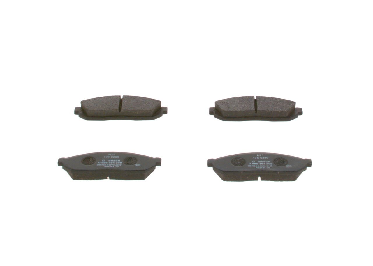 BOSCH Pastillas de freno & juego de pastillas de freno 0 986 494 208
