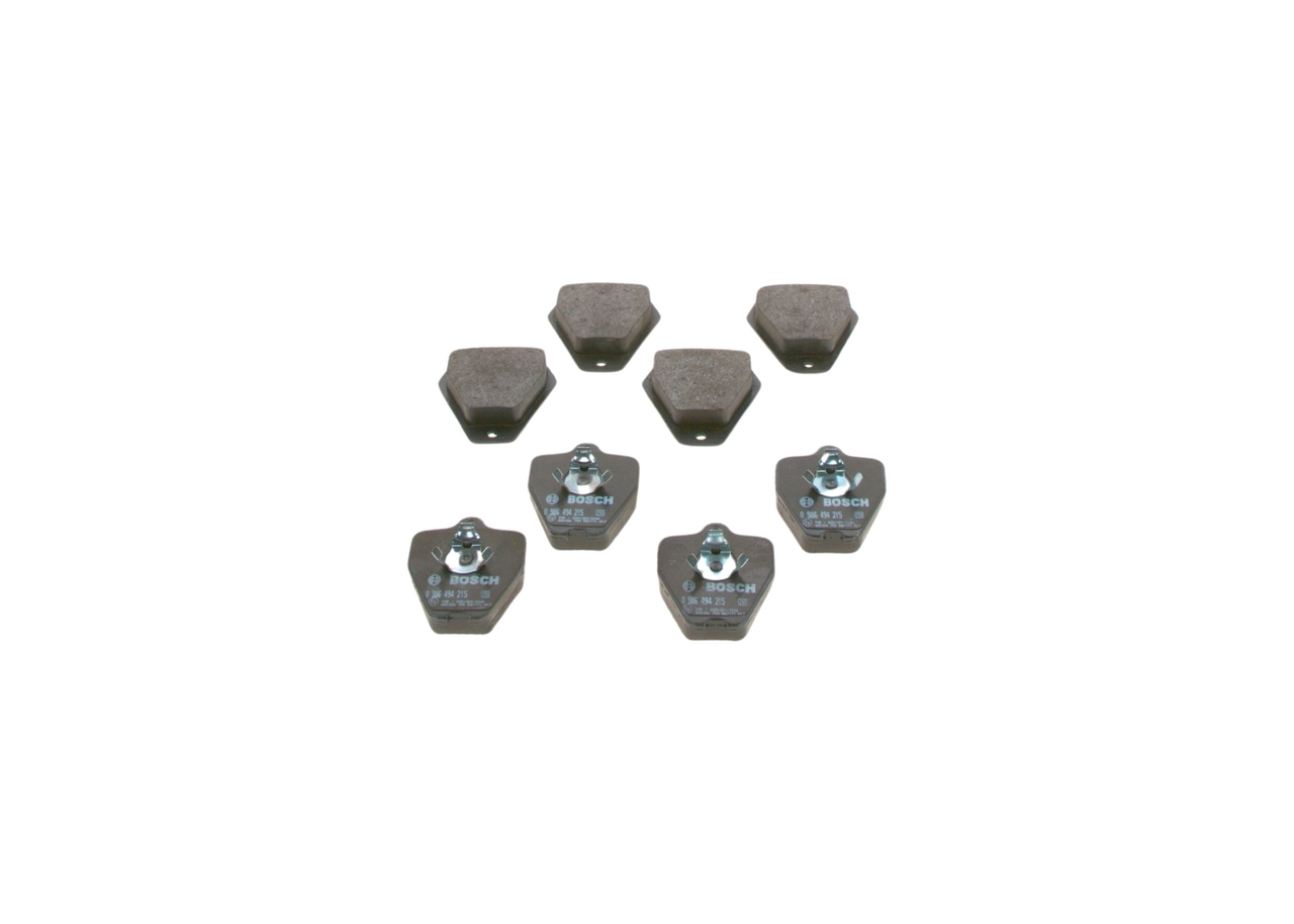 OEM 8D0698151B BOSCH Jarrupalat, levyjarru 0 986 494 215 varten VW, AUDI, SKODA, SEAT