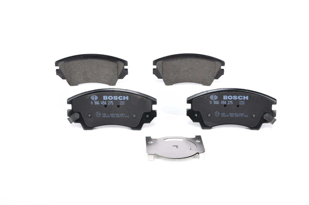 OEM 1605232 BOSCH Kit pastiglie freni 0 986 494 275 per FORD, OPEL, CHEVROLET, SAAB, VAUXHALL